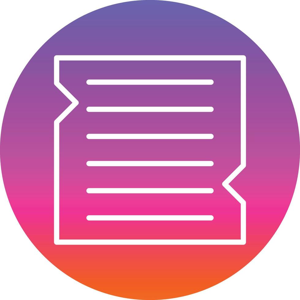 Inscription Vector Icon Design