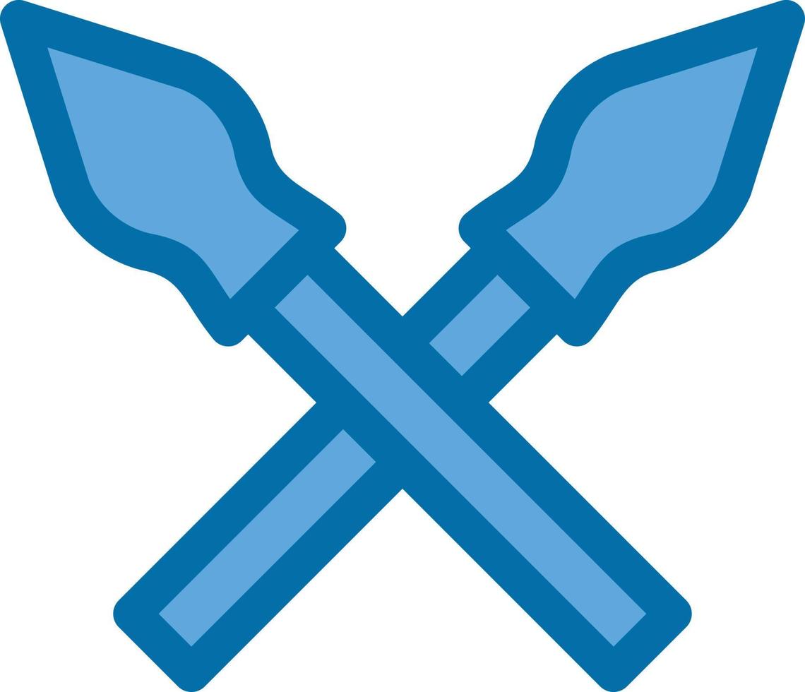 Javelin Filled Icon vector