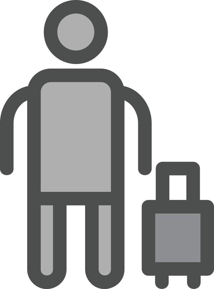 Tourist Vector Icon Design
