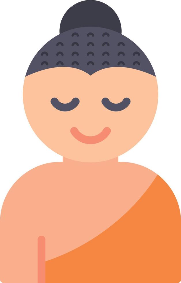 diseño de icono de vector de buda