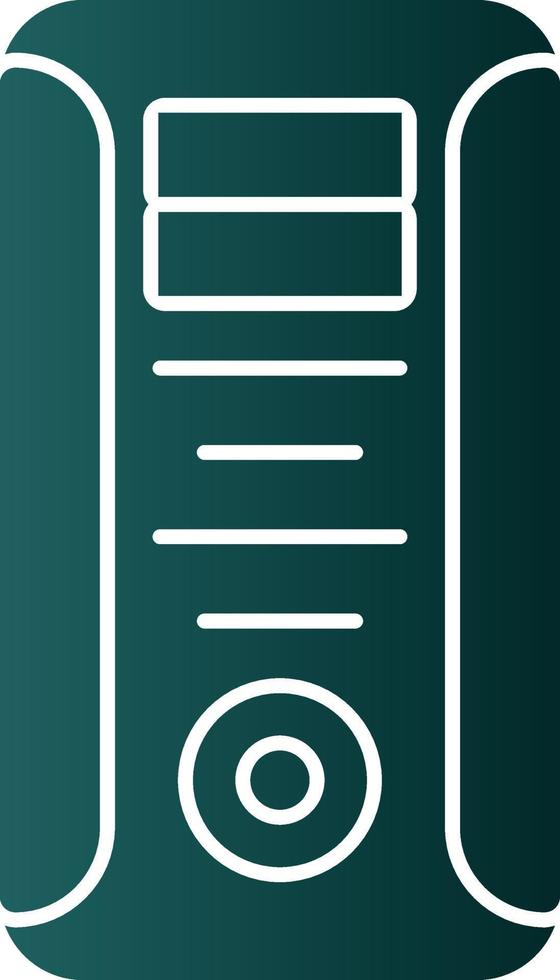 Computer Tower Vector Icon Design