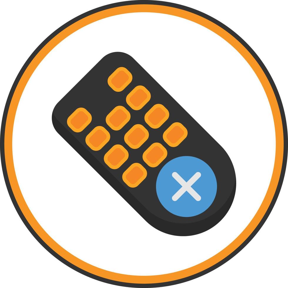 Remote Control Vector Icon Design