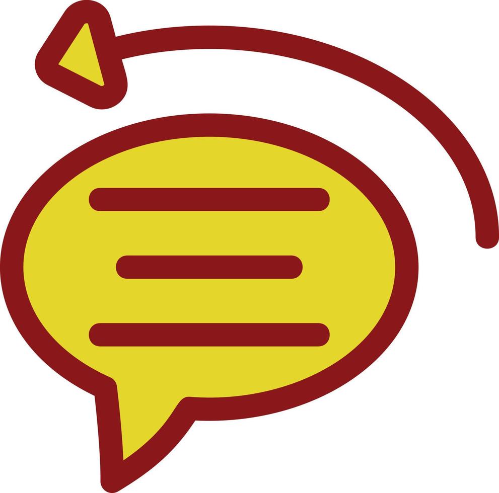 Auto Reply Vector Icon Design