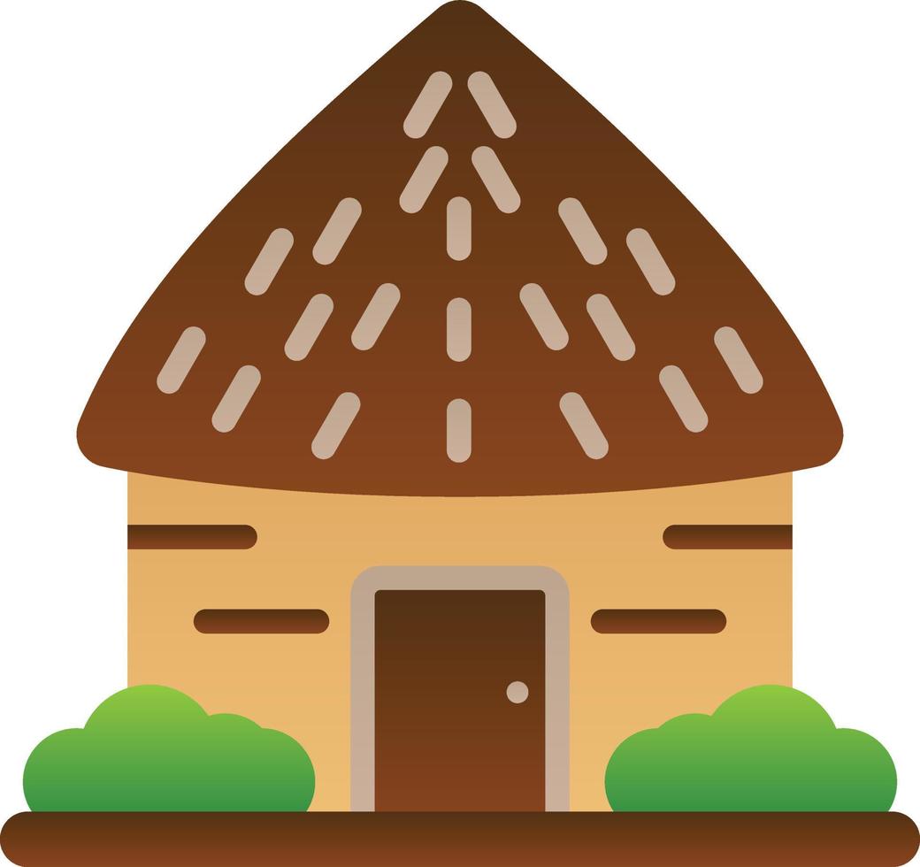 Hut Vector Icon Design