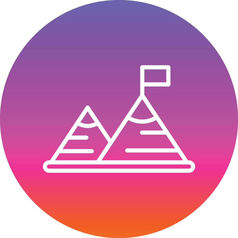Milestone Vector Icon Design