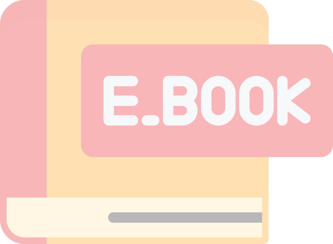 Ebook Vector Icon Design