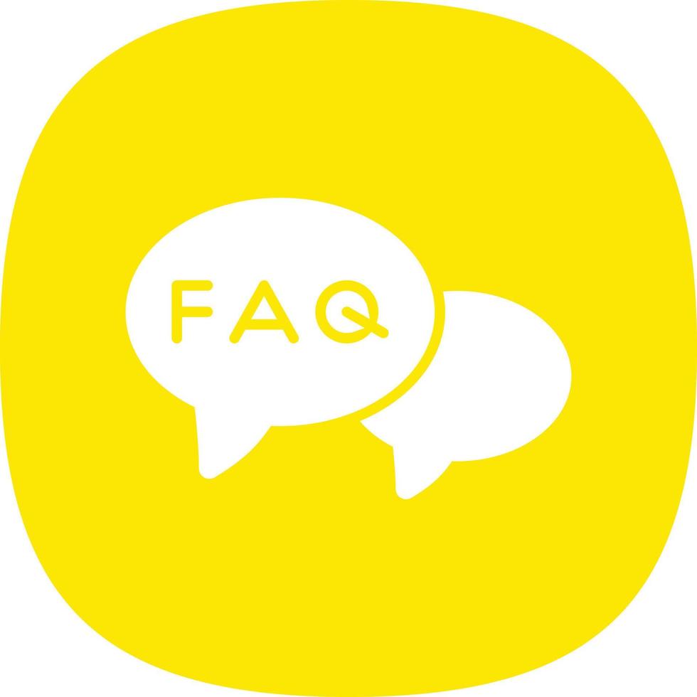 FAQ Vector Icon Design