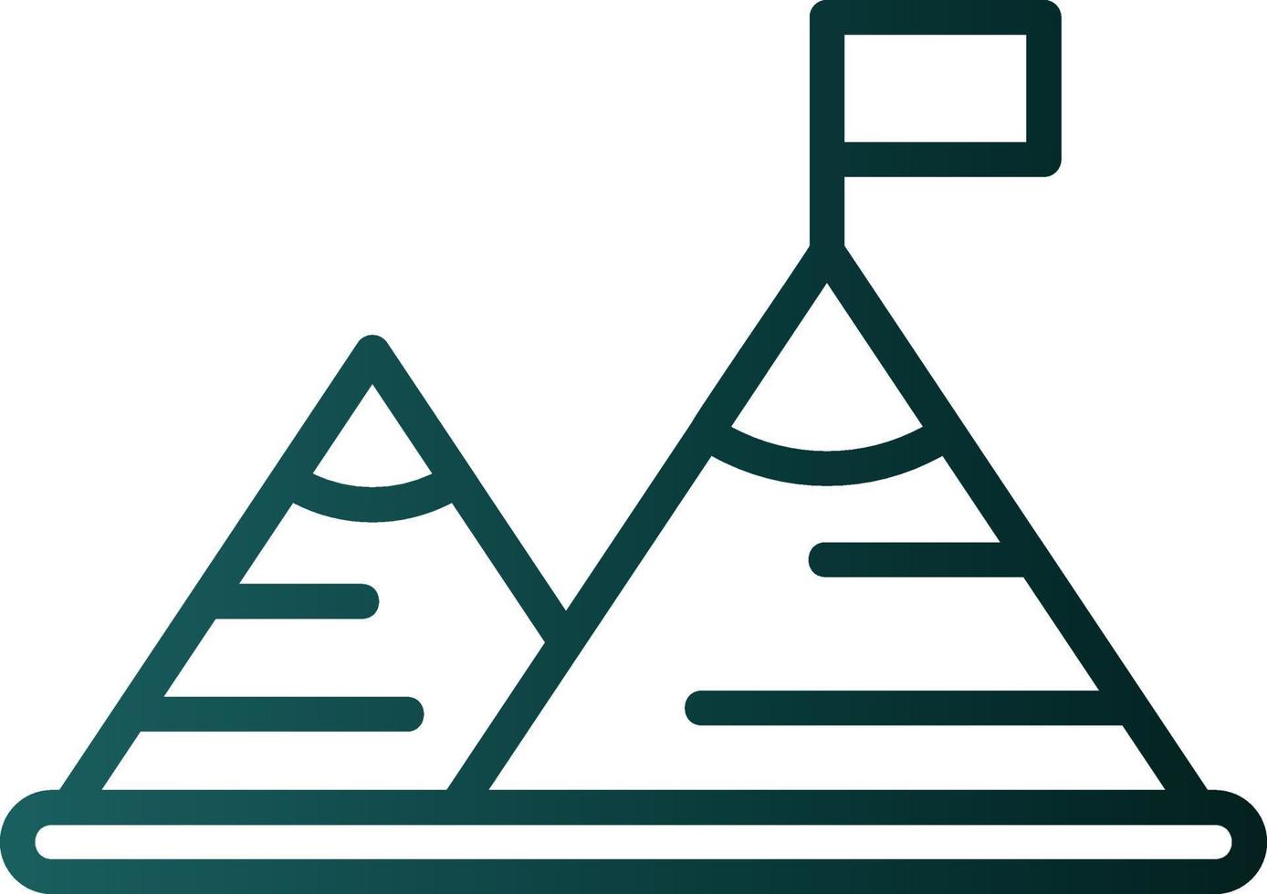 Milestone Vector Icon Design