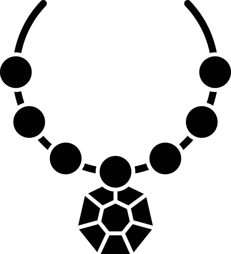 Necklace Vector Icon Design