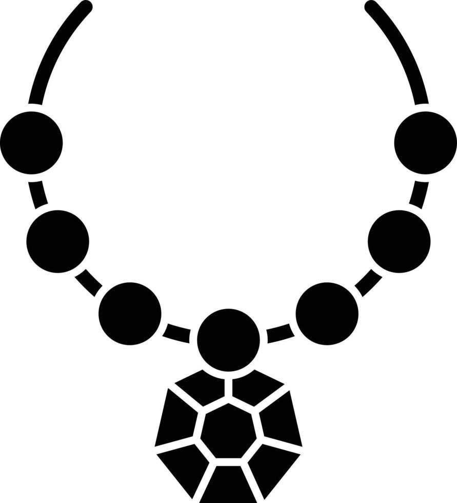 diseño de icono de vector de collar