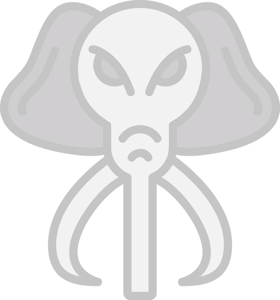 diseño de icono de vector de mamut