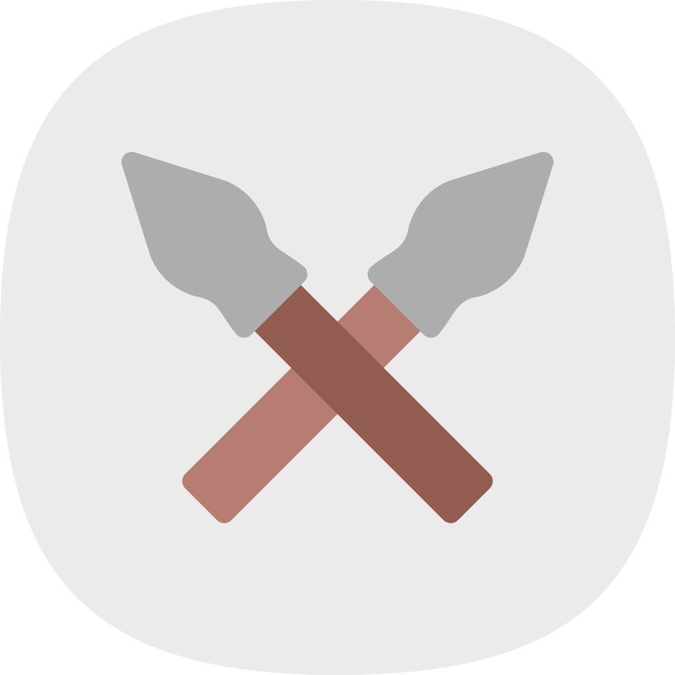 Javelin Filled Icon vector