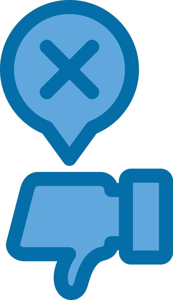 Disagree Vector Icon Design