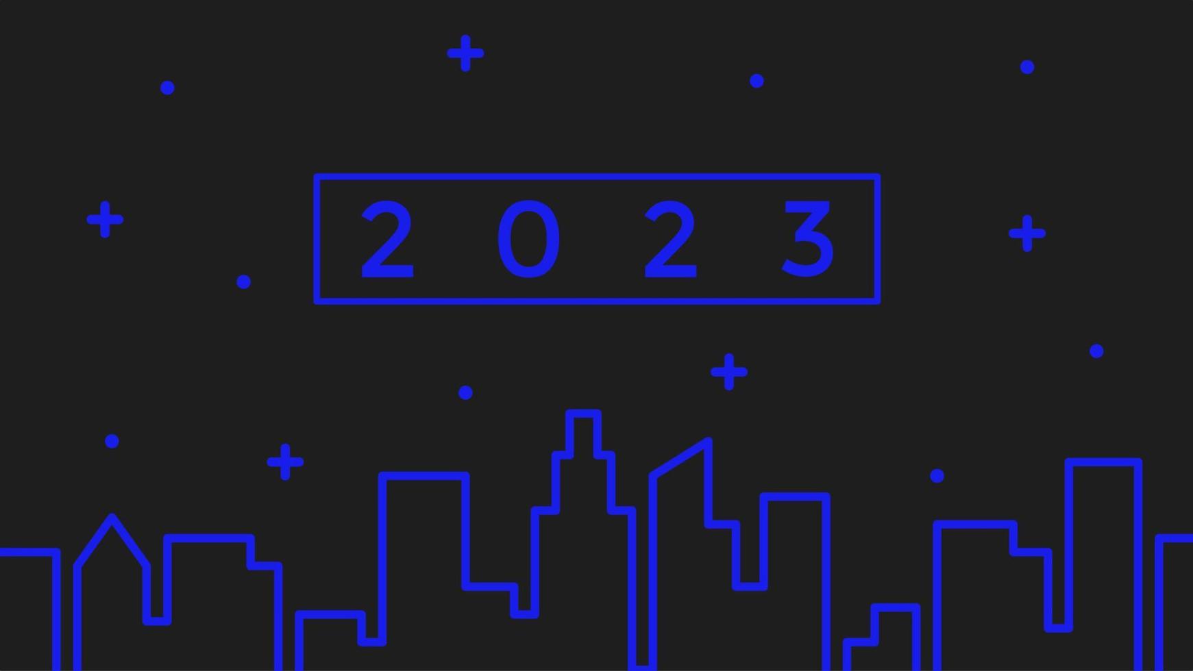 Fondo de año nuevo 2023. saludo de año nuevo. feliz año nuevo vector