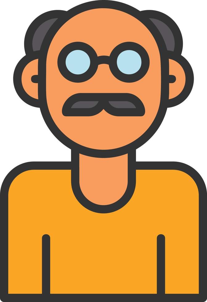 Old People Vector Icon Design