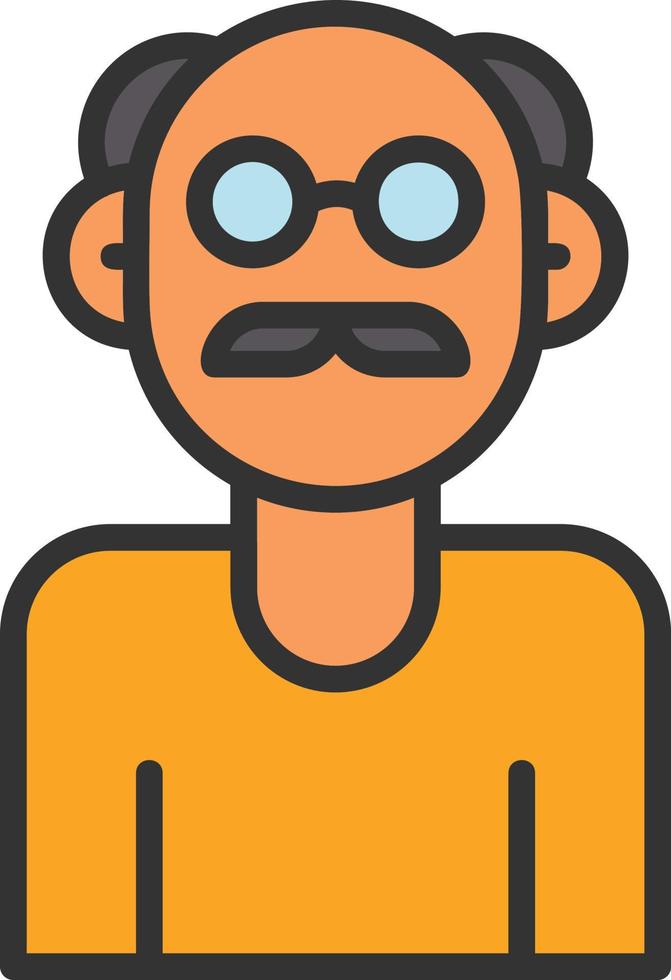 diseño de icono de vector de personas mayores