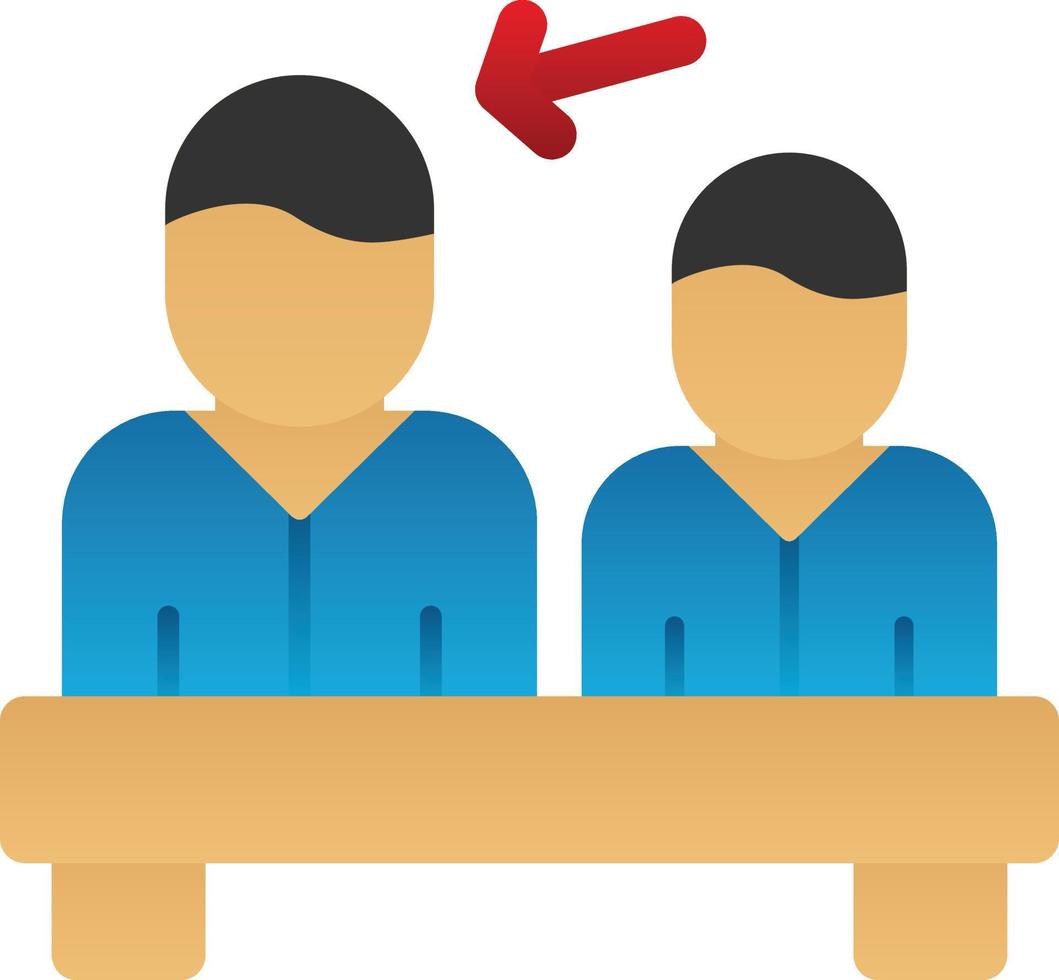 Mediator Vector Icon Design
