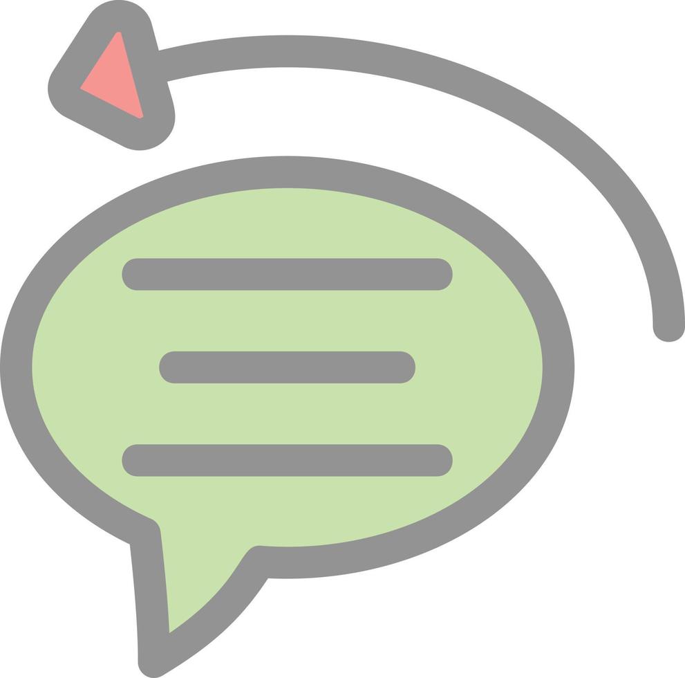 Auto Reply Vector Icon Design