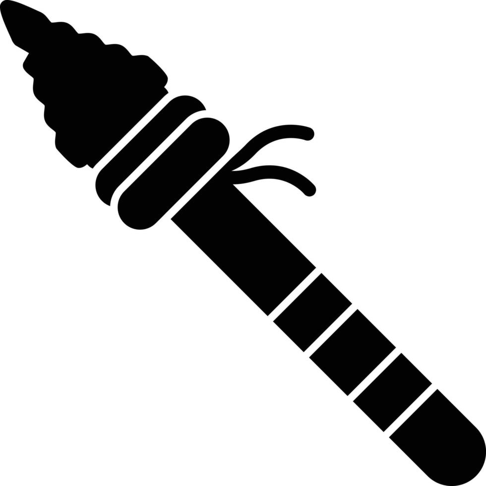 Spear Vector Icon Design