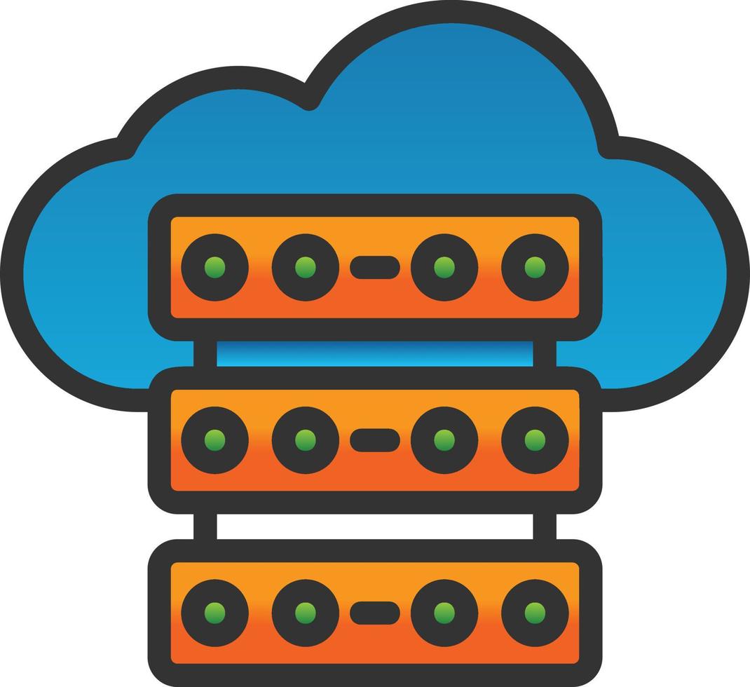 Database Vector Icon Design