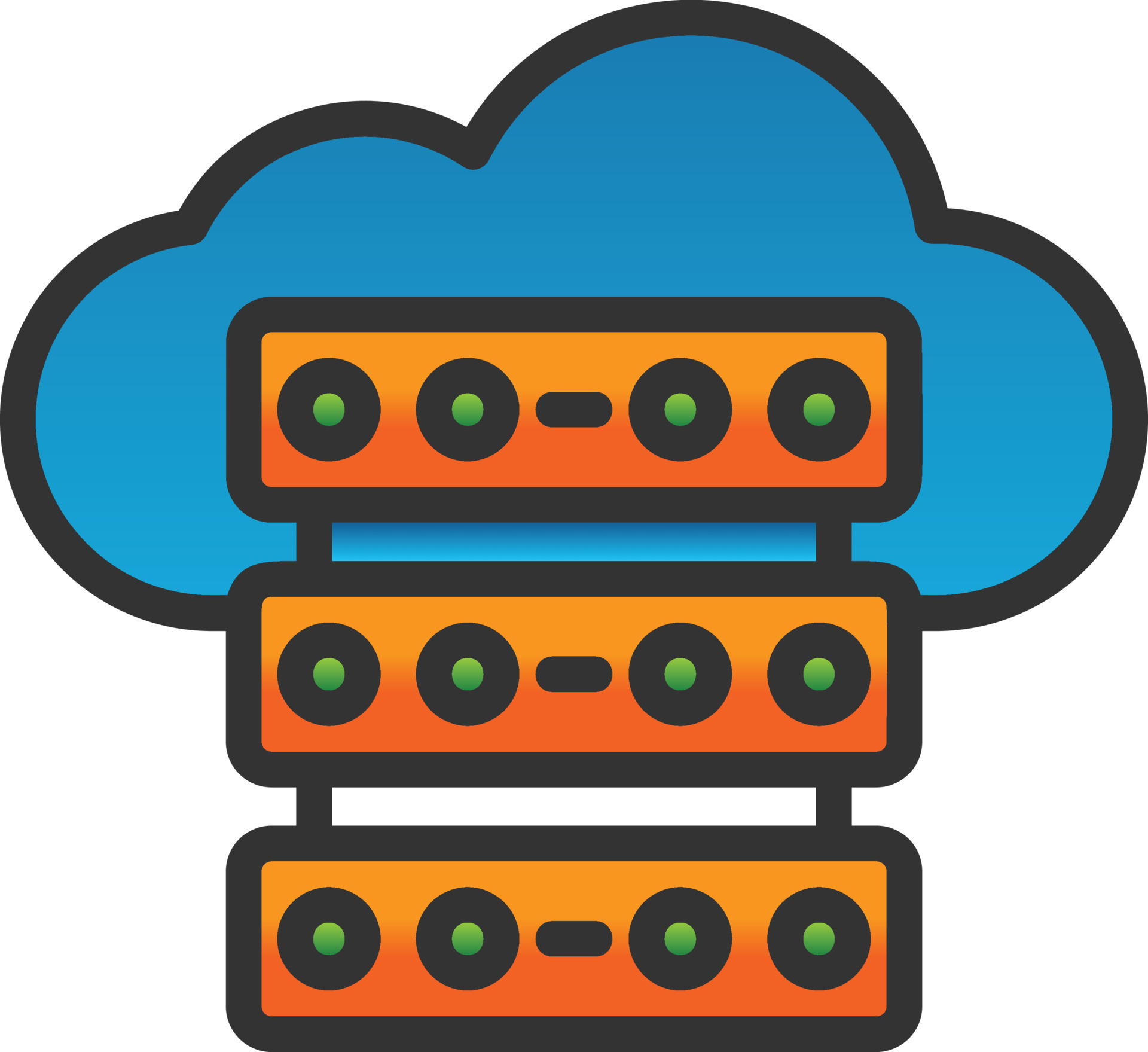 Database Vector Icon Design 14823700 Vector Art at Vecteezy