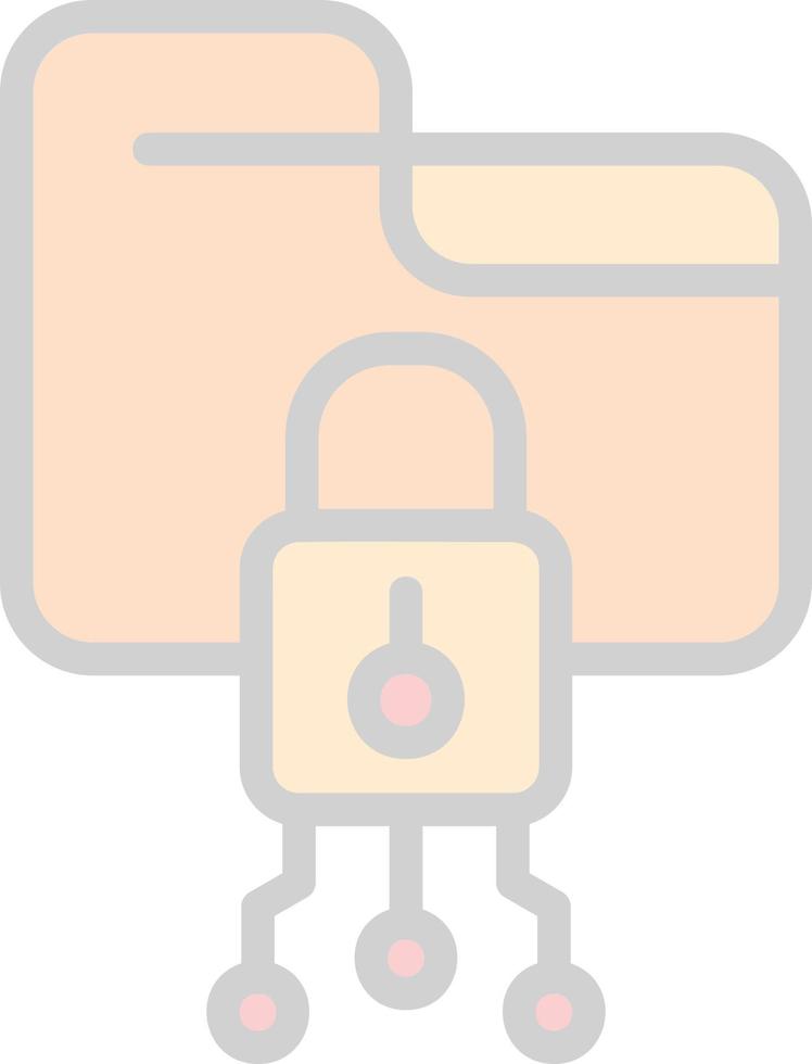 Data Encryption Vector Icon Design