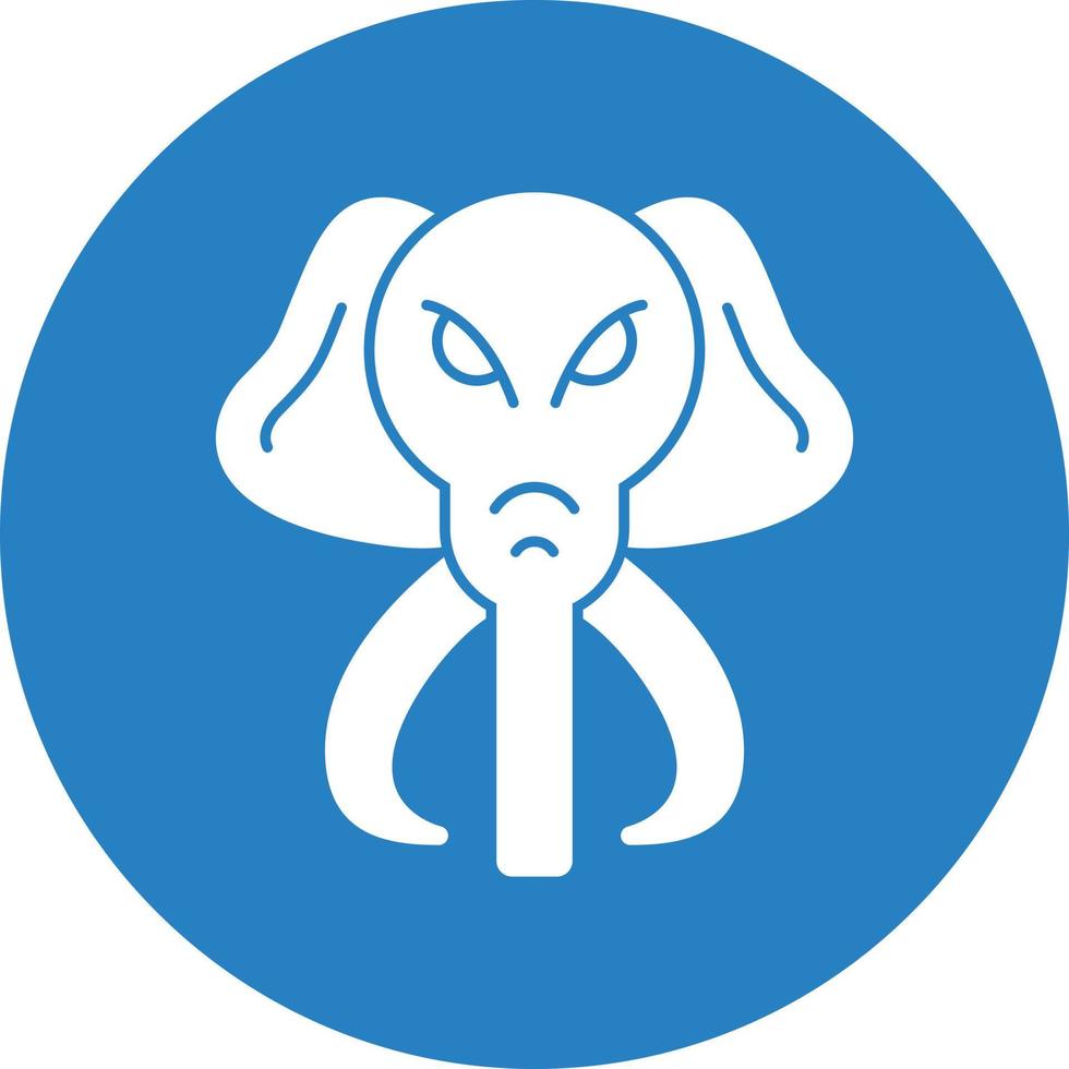 Mammoth Vector Icon Design