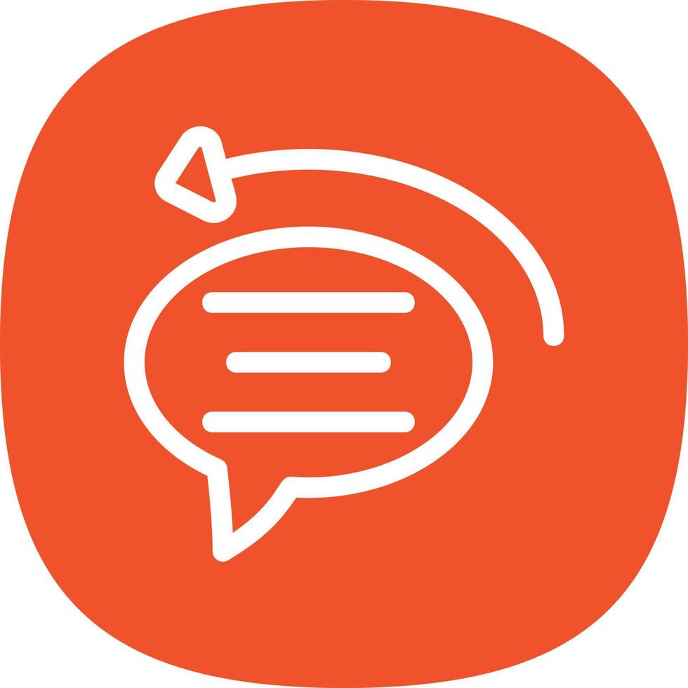 Auto Reply Vector Icon Design