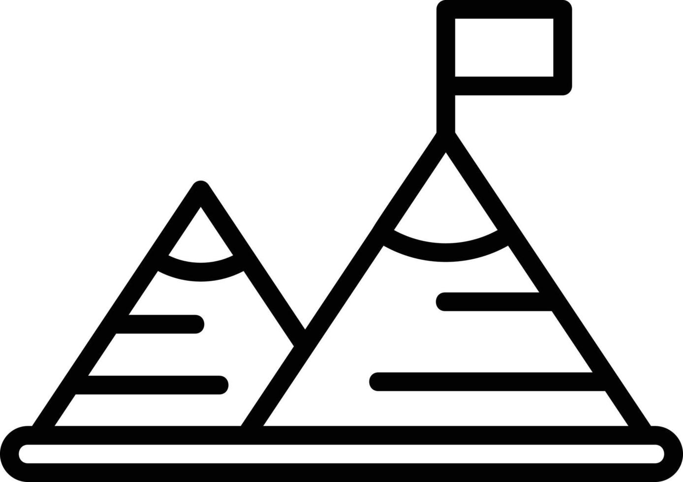 Milestone Vector Icon Design
