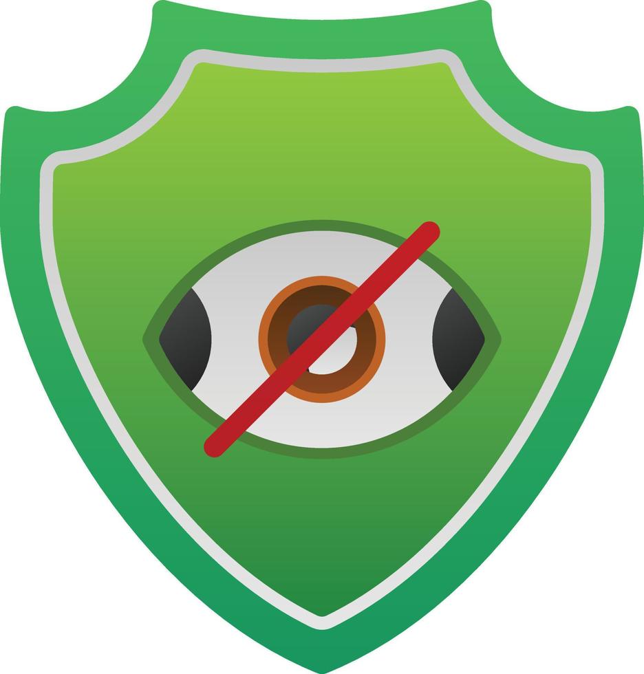 diseño de icono de vector de privacidad