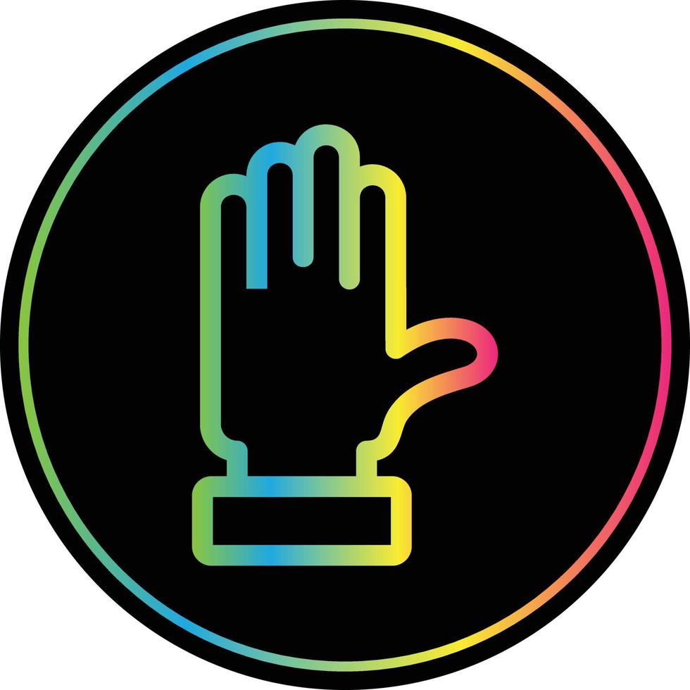 Raise Hand Vector Icon Design