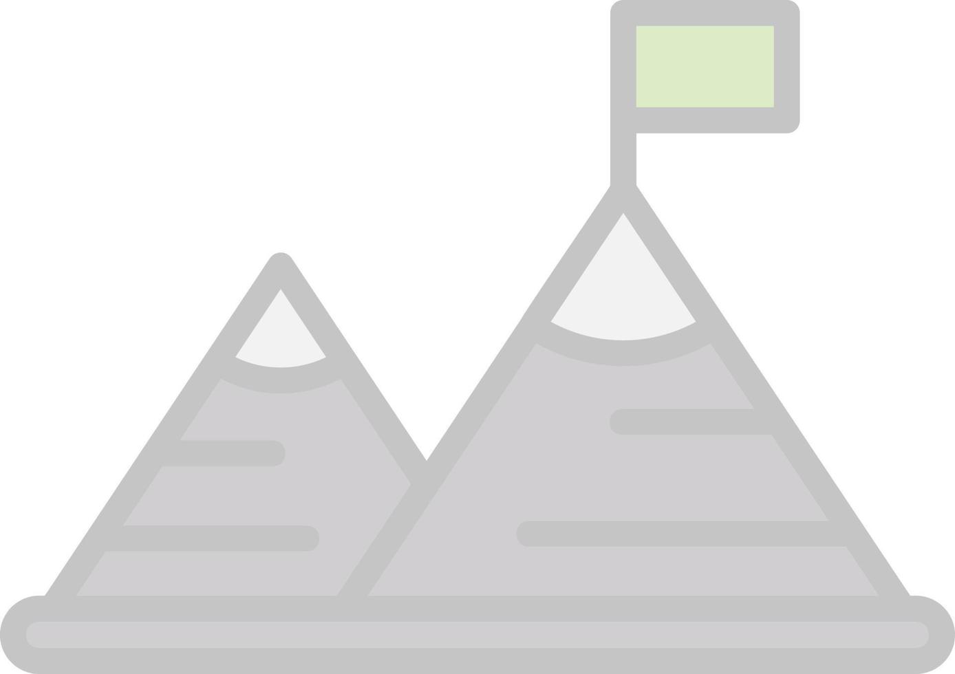 Milestone Vector Icon Design