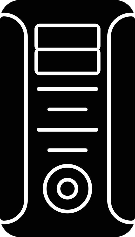 Computer Tower Vector Icon Design