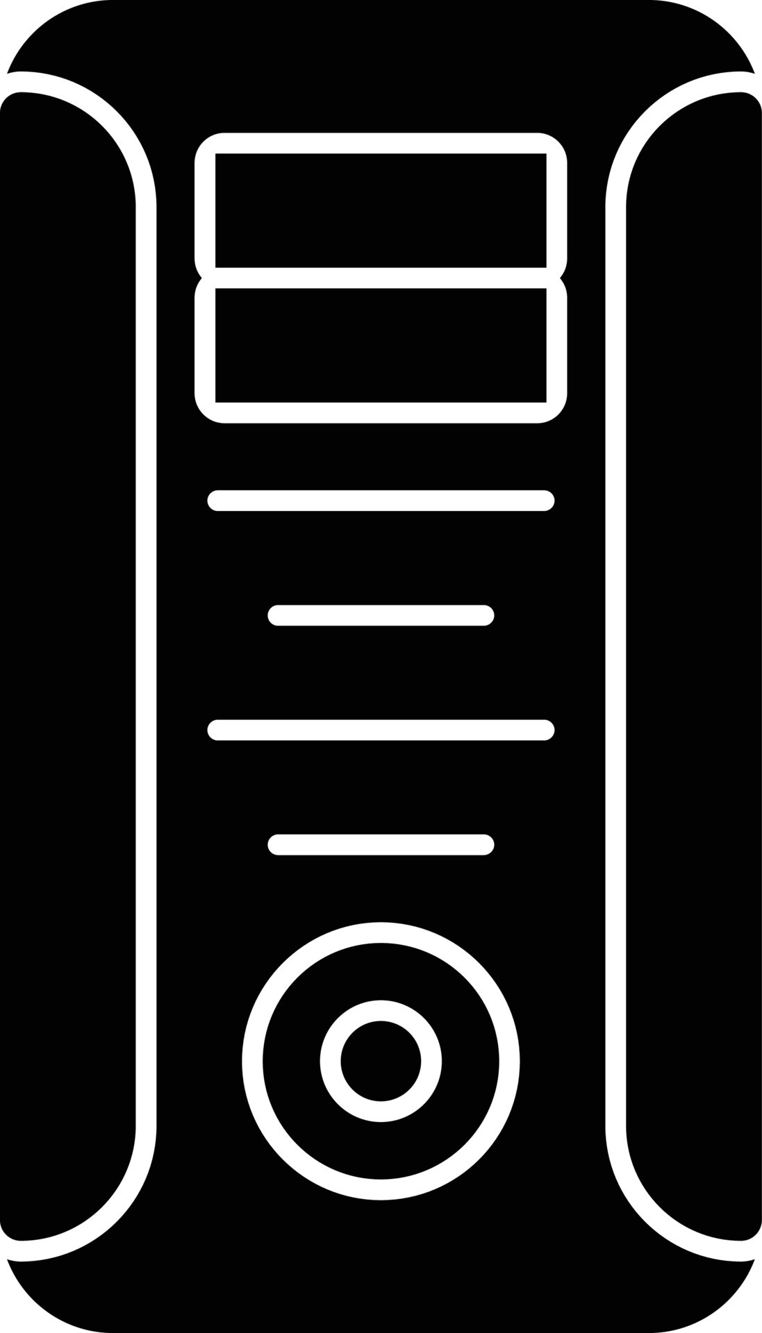 Computer Tower Vector Icon Design 14823889 Vector Art at Vecteezy