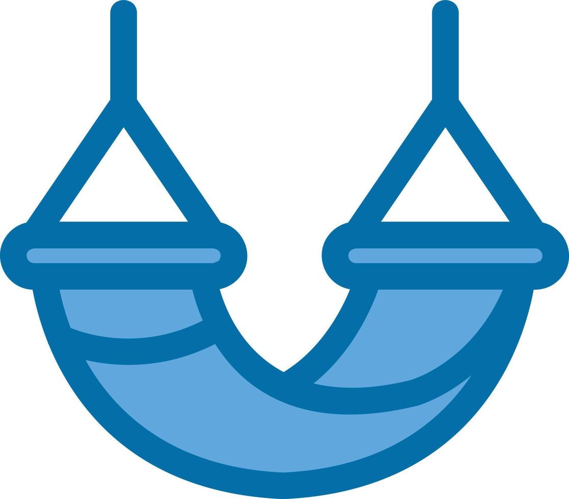 Hammock Filled Icon vector