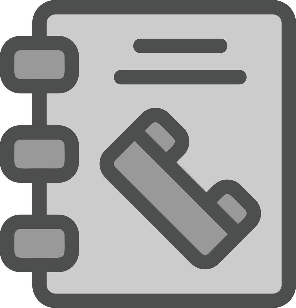 Phonebook Vector Icon Design