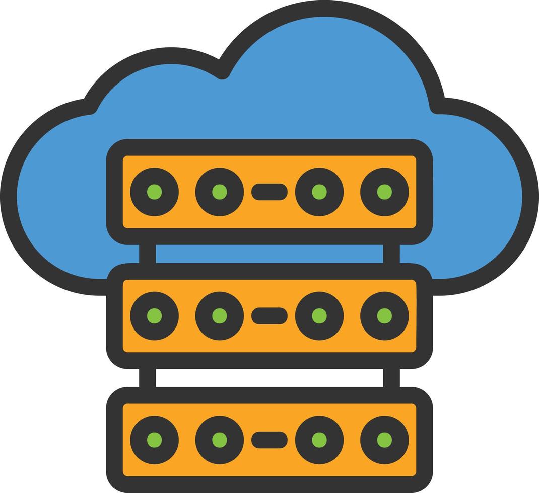 Database Vector Icon Design