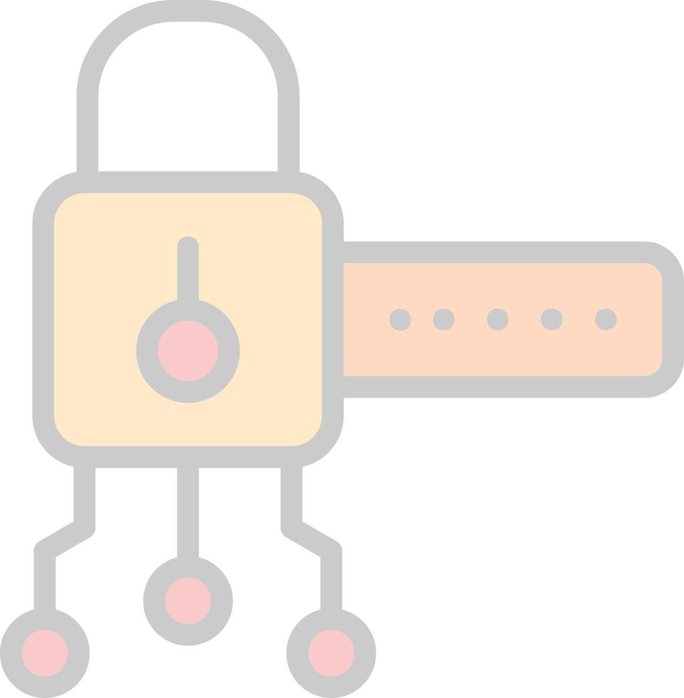 Password Vector Icon Design