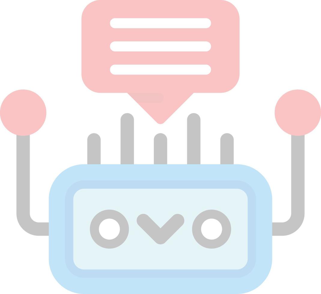 diseño de icono de vector de chatbot