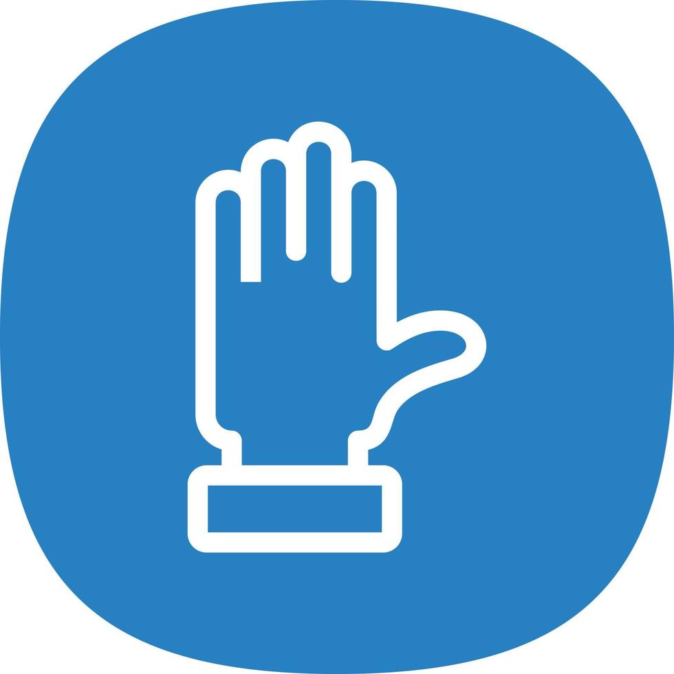 Raise Hand Vector Icon Design