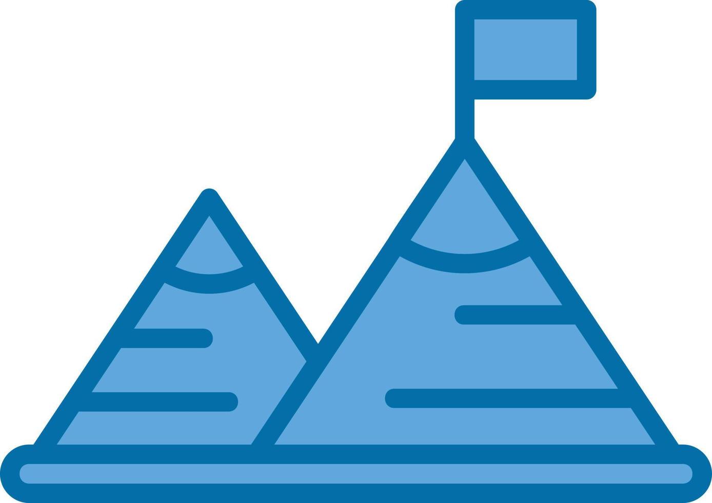 Milestone Vector Icon Design