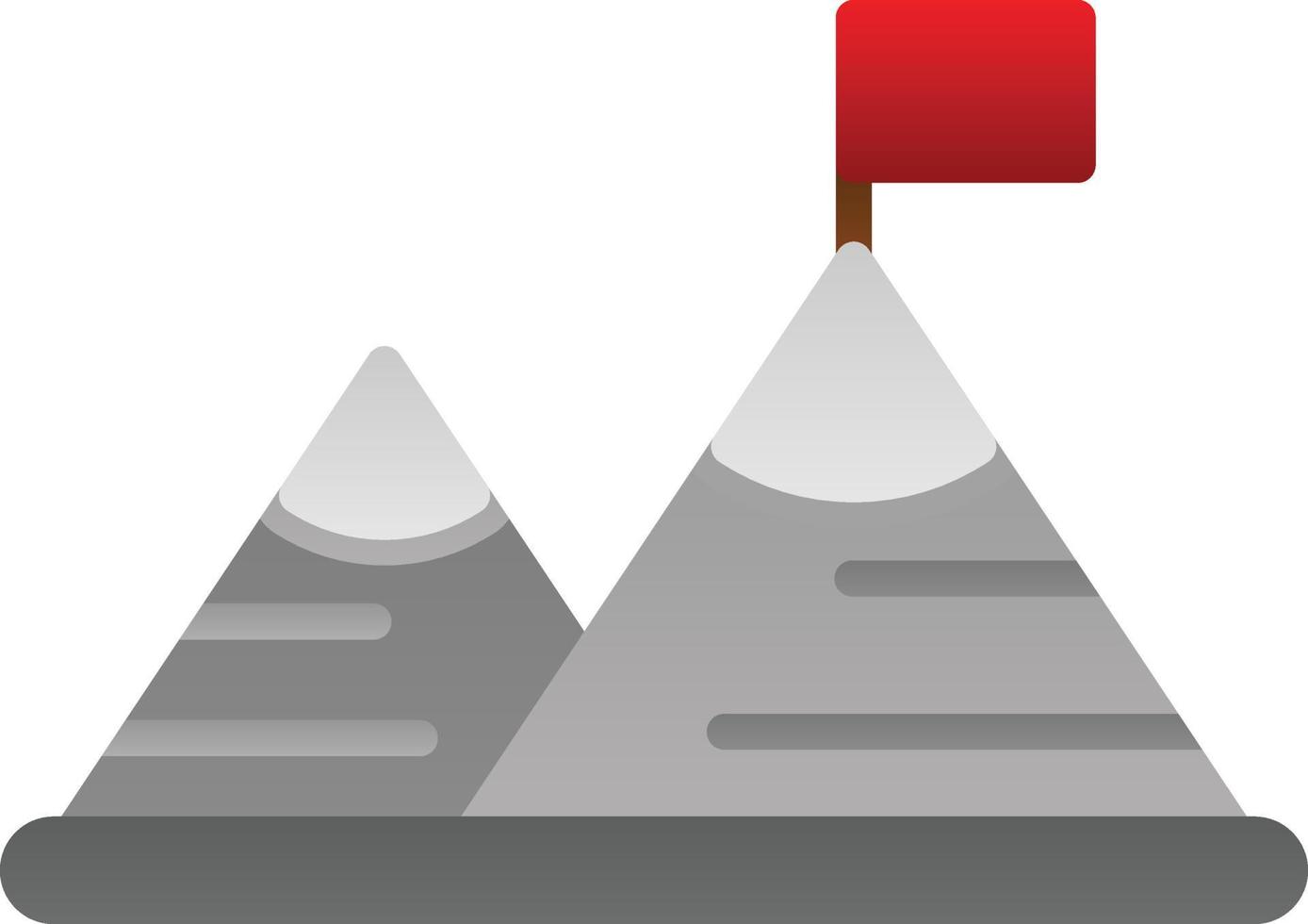 Milestone Vector Icon Design