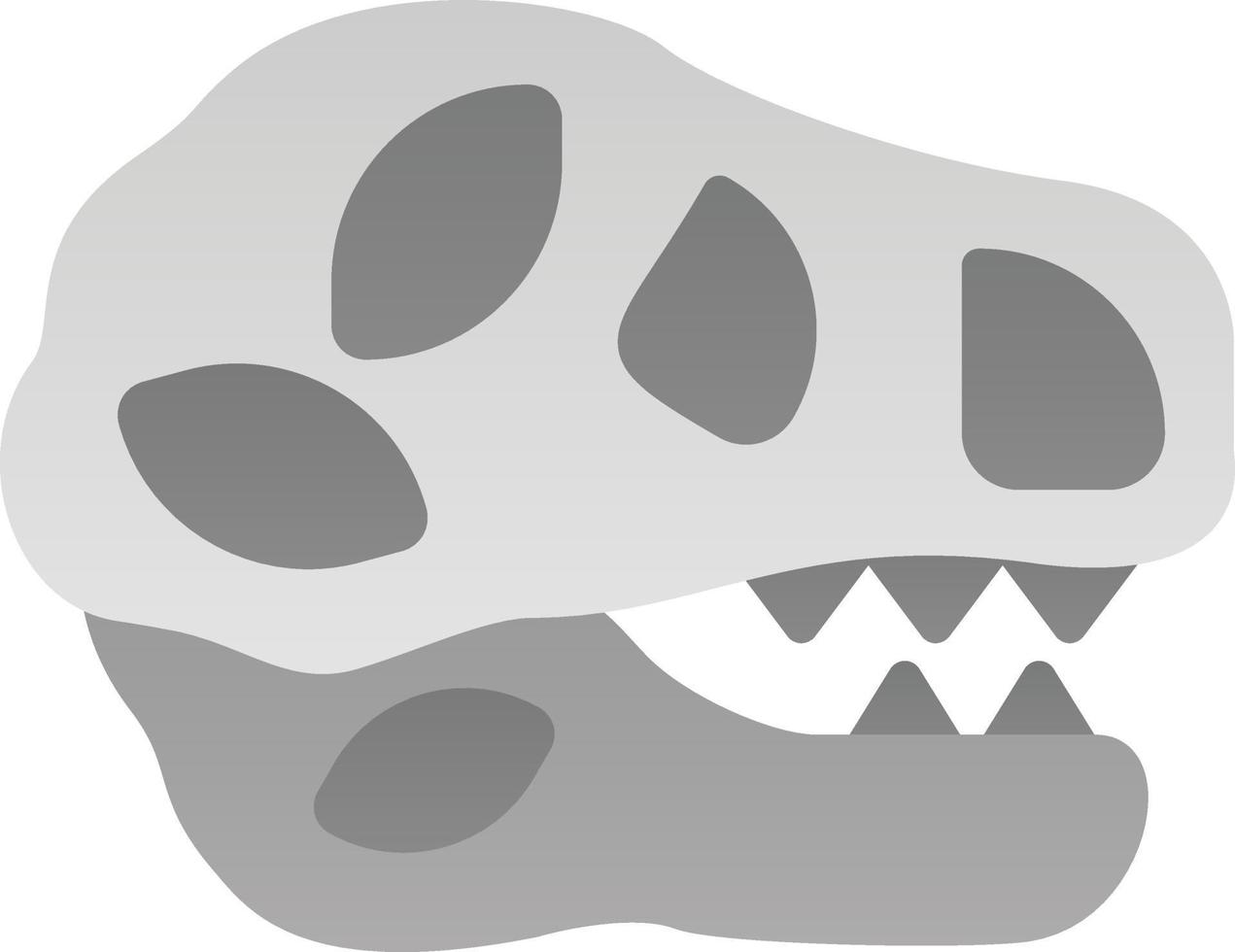 Tyrannosaurus Vector Icon Design