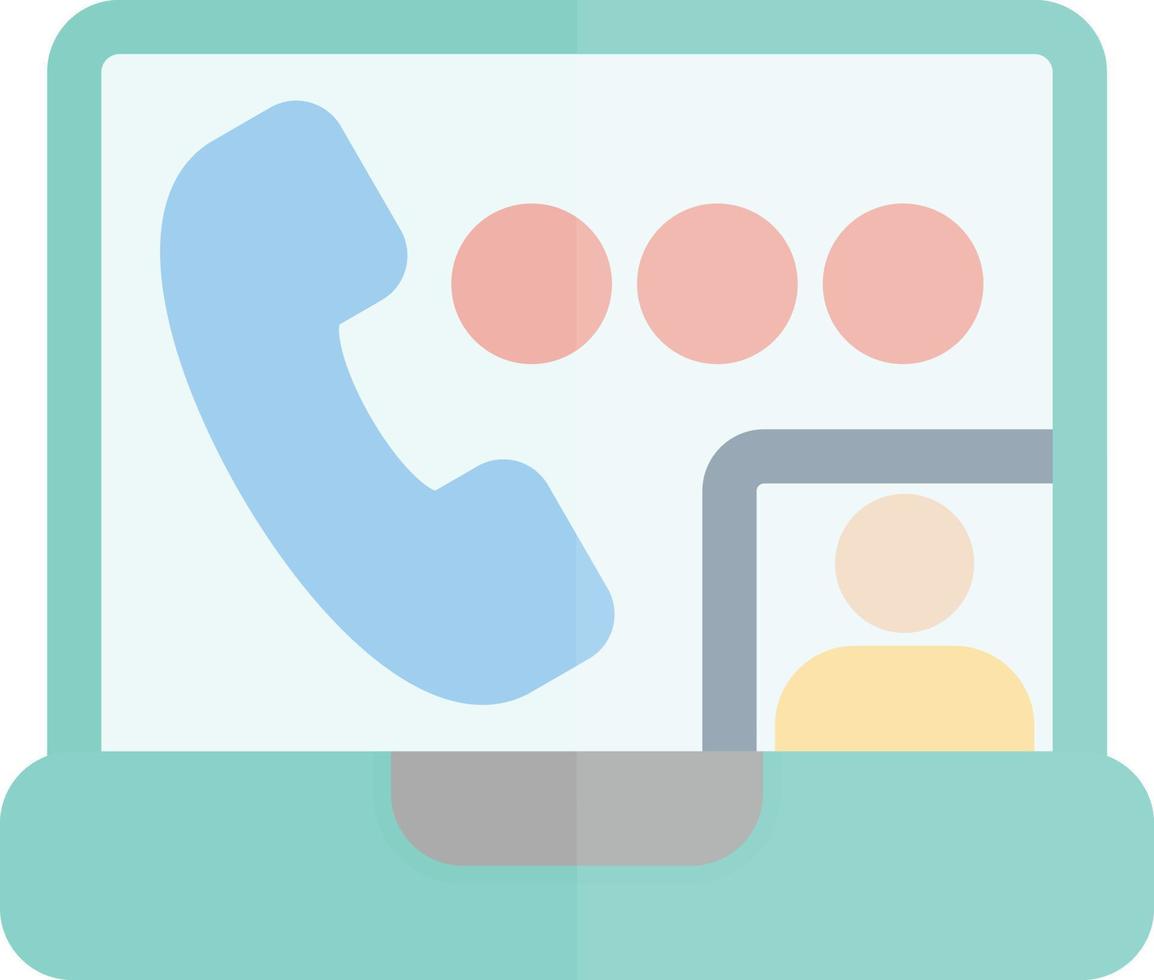 Video Call Vector Icon Design