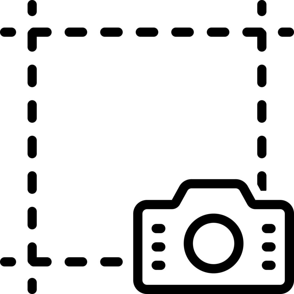 line icon for screenshot vector