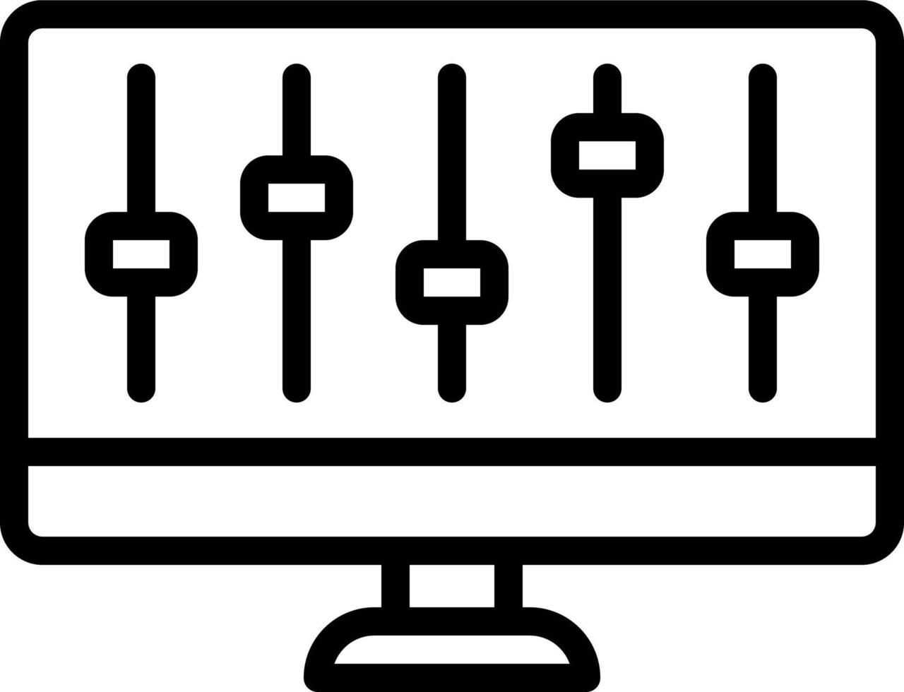 line icon for parameter vector