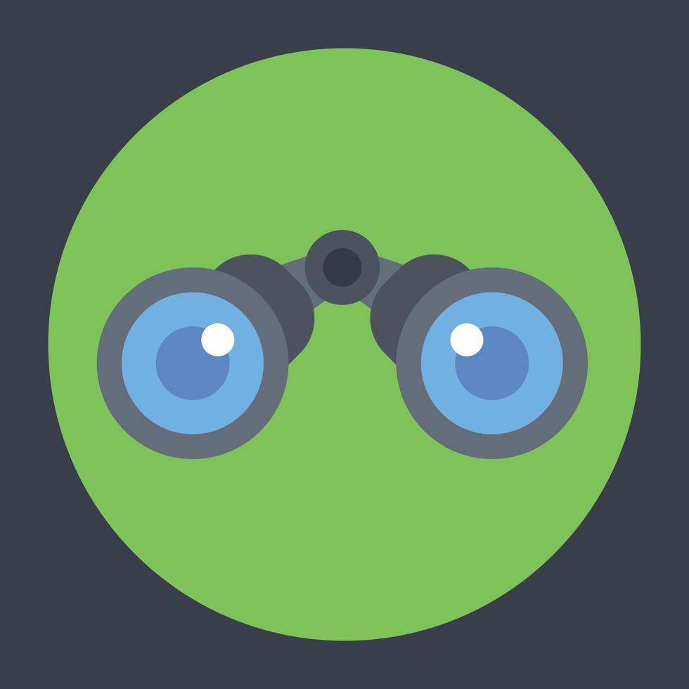 Trendy Binocular Concepts vector