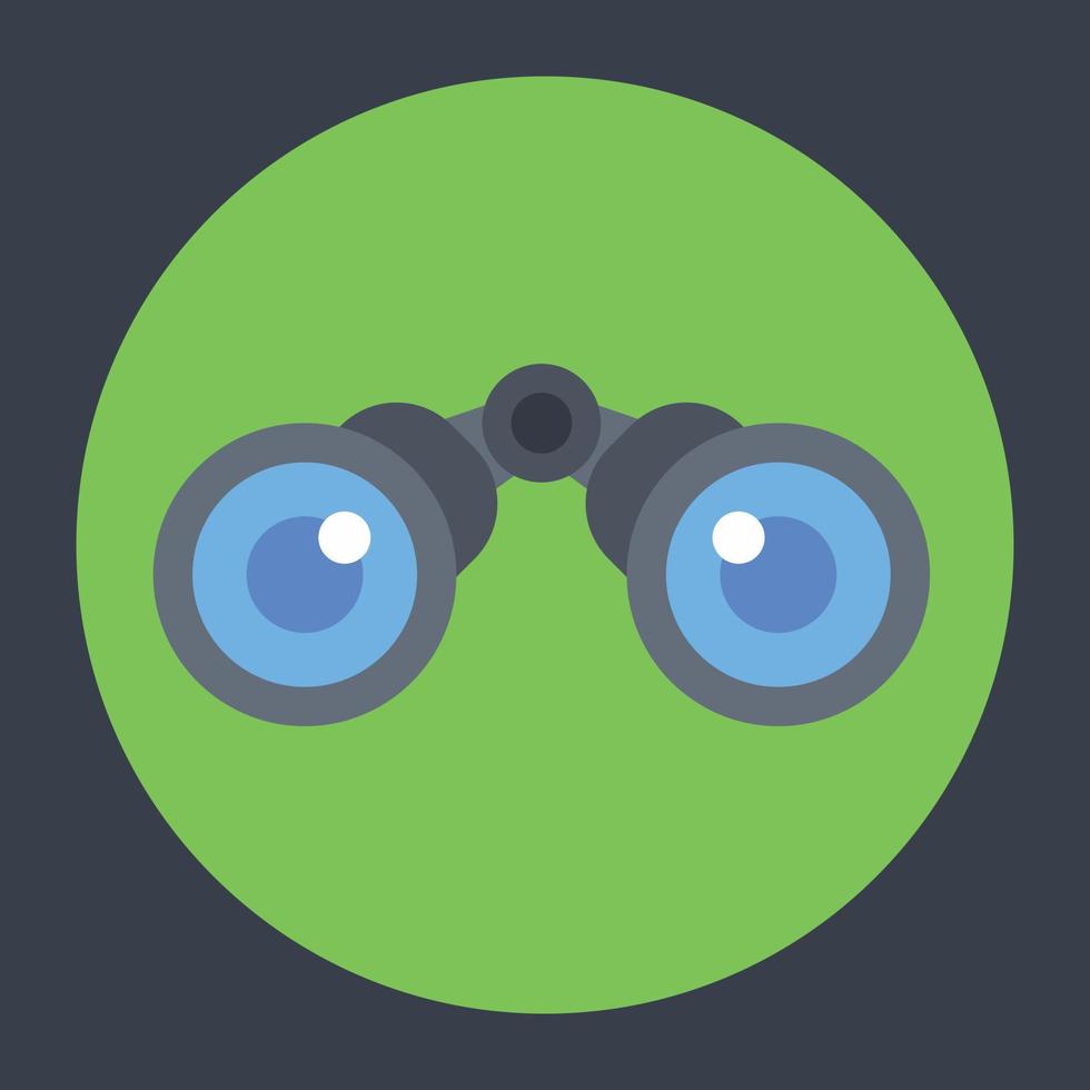 Trendy Binocular Concepts vector