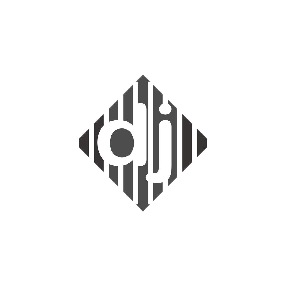 dj music logo vector icon