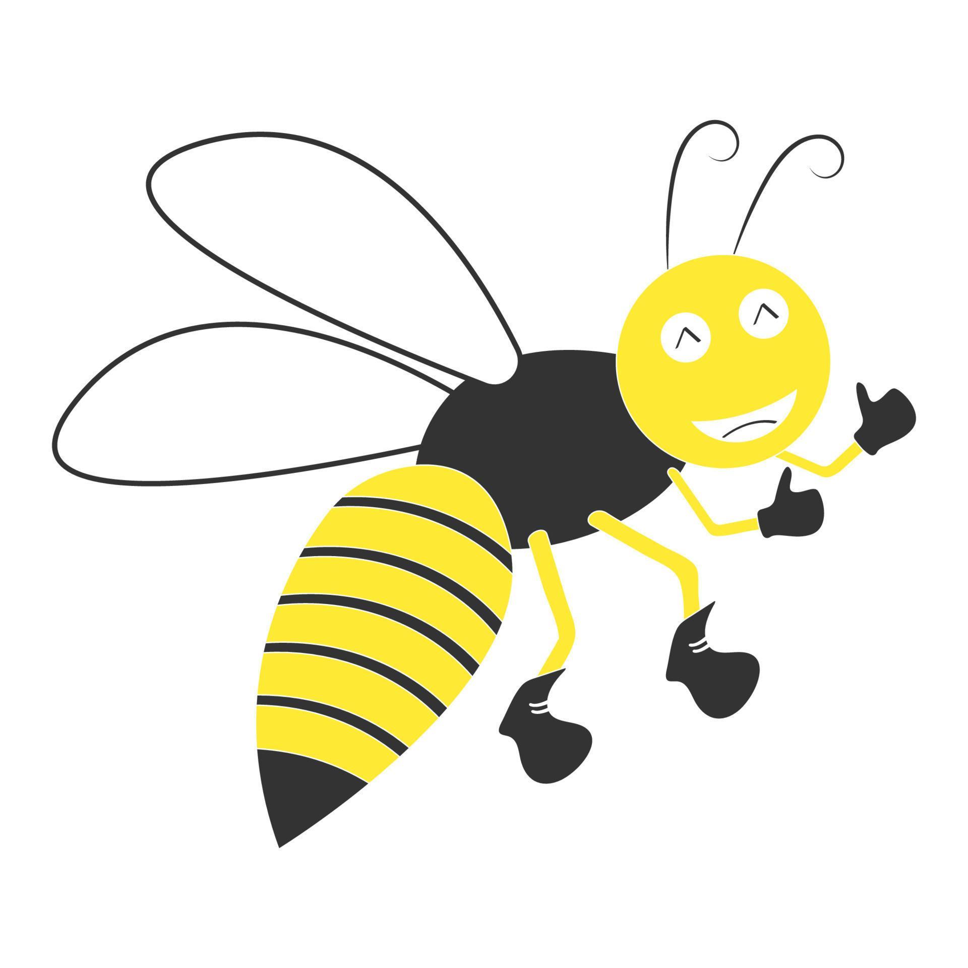 bee vector element 14825059 Vector Art at Vecteezy